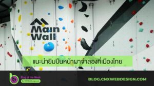 แนะนำยิมปีนหน้าผาจำลองที่เมืองไทย
